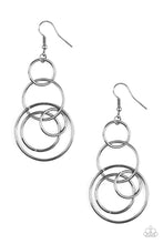 Load image into Gallery viewer, Paparazzi Chic Circles Black Earrings