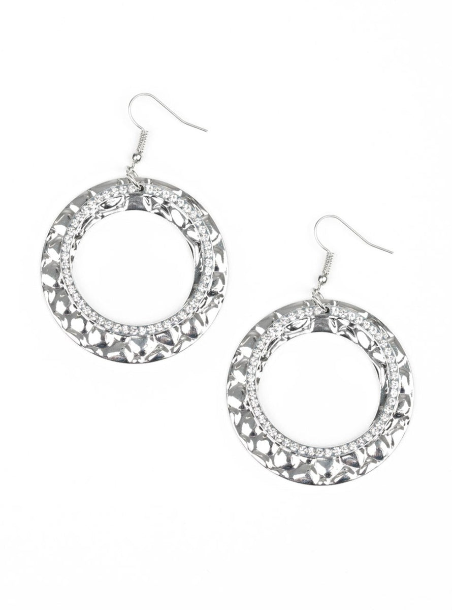 Cinematic Shimmer White Earrings – Kelly's Treasure Trove
