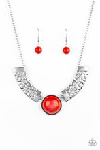 Load image into Gallery viewer, Paparazzi Egyptian Spell  Orange Necklace Set