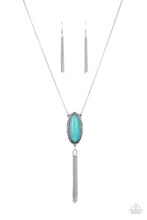 Load image into Gallery viewer, Paparazzi Ethereal Eden Blue Necklace Set