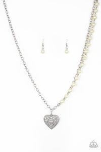 Paparazzi Forever In My Heart Yellow Necklace Set