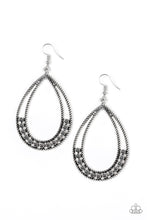 Load image into Gallery viewer, Paparazzi Glitz Fit Silver Earrings