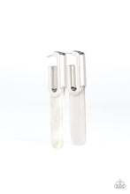 Load image into Gallery viewer, Paparazzi HAUTE Off The Press Silver Post Earrings