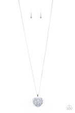 Load image into Gallery viewer, Paparazzi Love Is All Around Silver Necklace Set