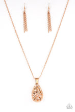 Load image into Gallery viewer, Paparazzi Magic Potions Rose Gold Necklace Set