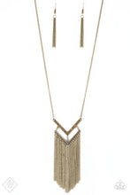 Load image into Gallery viewer, Alpha Glam Brass Necklace Set