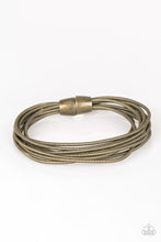 Load image into Gallery viewer, Mainstream Maverick Brass Spring Wire Bracelet - Paparazzi