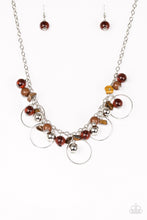 Load image into Gallery viewer, Paparazzi Mountain Mosaic Brown Necklace Set