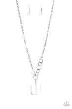 Load image into Gallery viewer, Never a Dull Moment White Necklace Set