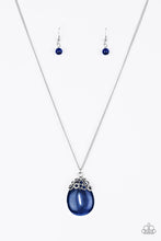 Load image into Gallery viewer, Paparazzi Nightcap and Gown Blue Necklace Set