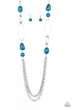 Load image into Gallery viewer, Paparazzi Pleasant Promenade Blue Necklace Set