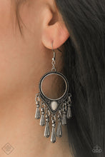 Load image into Gallery viewer, Paparazzi Majestic Mountaineer White Earrings