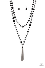 Load image into Gallery viewer, Paparazzi Social Hour Black Necklace Set