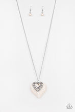 Load image into Gallery viewer, Paparazzi Southern Heart White Necklace Set
