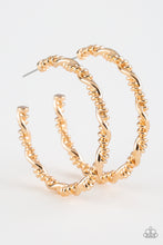 Load image into Gallery viewer, Paparazzi Street Mod Gold Hoop Earrings
