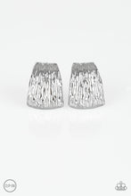 Load image into Gallery viewer, Paparazzi Superstar Shimmer Silver Clip On Earrings