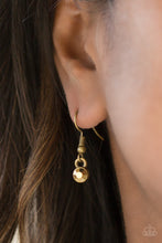 Load image into Gallery viewer, Teardrop Tease Brass Paparazzi Necklace