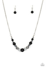 Load image into Gallery viewer, Paparazzi The Big-Leaguer and Very VIP Black Necklace Set