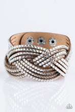 Load image into Gallery viewer, Paparazzi Top Class Chic Brown Wrap Bracelet