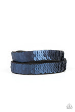 Load image into Gallery viewer, Paparazzi Under The SEQUINS Blue Double Bracelet