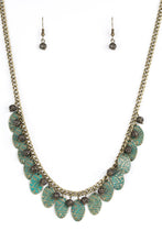 Load image into Gallery viewer, Vintage Gardens Brass Necklace Set