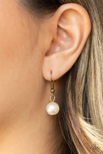 Load image into Gallery viewer, Paparazzi Wall Street Waltz Brass Necklace Set