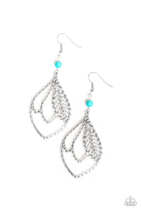 Absolutely Airborne Blue Earrings