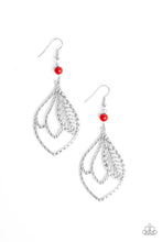 Load image into Gallery viewer, Absolutely Airborne Red Earrings
