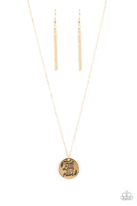 All You Need Is Trust Gold Necklace Set