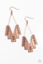 Load image into Gallery viewer, Arizona Adobe Copper Earrings
