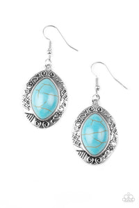 Aztec Horizons Blue Earrings