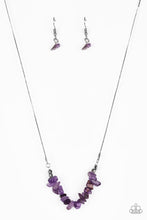 Load image into Gallery viewer, Back To Nature Purple Necklace Set