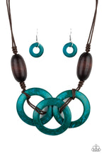 Load image into Gallery viewer, Bahama Drama Blue Necklace Set