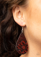 Load image into Gallery viewer, Beach Garden Brown Earrings