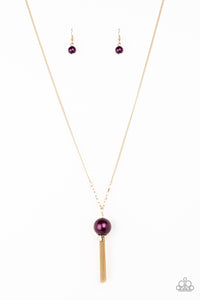 Belle Of The BALLROOM Purple Necklace Set