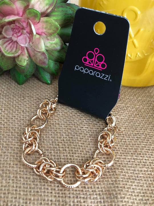  Adorable bracelet with varying sizes of gold ringlets. Has an extender/adjustable clasp.  Sold as one individual bracelet.  Always nickel and lead free.  Fashion Fix Exclusive October 2021