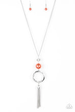 Load image into Gallery viewer, Bold Balancing Act Orange Necklace Set