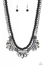 Load image into Gallery viewer, Bow Before The Queen Black Necklace Set