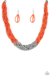 Brazilian Brilliance Orange Necklace Set