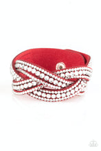 Load image into Gallery viewer, Bring On The Bling Red Wrap Bracelet