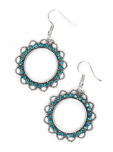 Load image into Gallery viewer, Bring Your Tambourine Blue Earrings