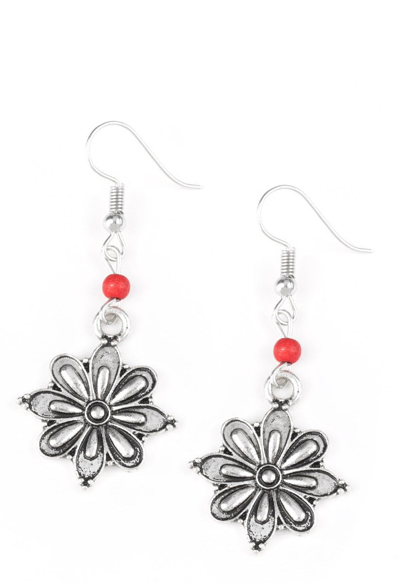 Cactus Blossom Red Earrings – Kelly's Treasure Trove