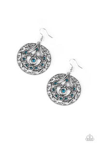 Paparazzi Choose To Sparkle Blue Earrings