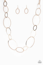Load image into Gallery viewer, Paparazzi City Circuit  Rose Gold Necklace Set