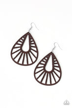 Load image into Gallery viewer, Coachella Chill Brown Earrings