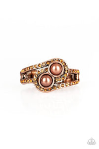 Paparazzi Collect Up Front Copper Ring