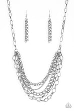 Load image into Gallery viewer, Paparazzi Color Bomb Silver Necklace Set