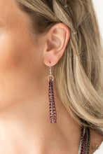 Load image into Gallery viewer, Paparazzi Colorful Calamity Purple Necklace Set