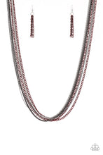 Load image into Gallery viewer, Paparazzi Colorful Calamity Red Necklace Set