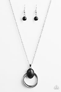 Paparazzi Contemporary ARTISAN Black Necklace Set